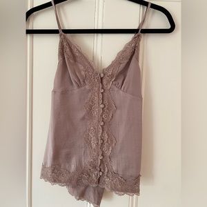 Dusty Rose Lace Camisole